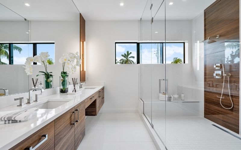 Mẫu lavabo âm bàn sang trọng cho nhà vệ sinh hiện đại
