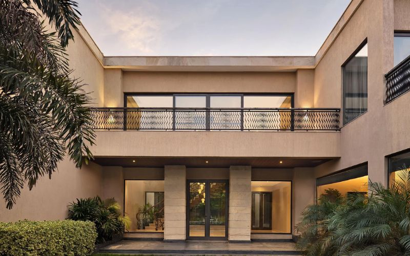 Biệt thự phong cách Ý màu nâu đất mang lại vẻ đẹp đẳng cấp, nhã nhặn