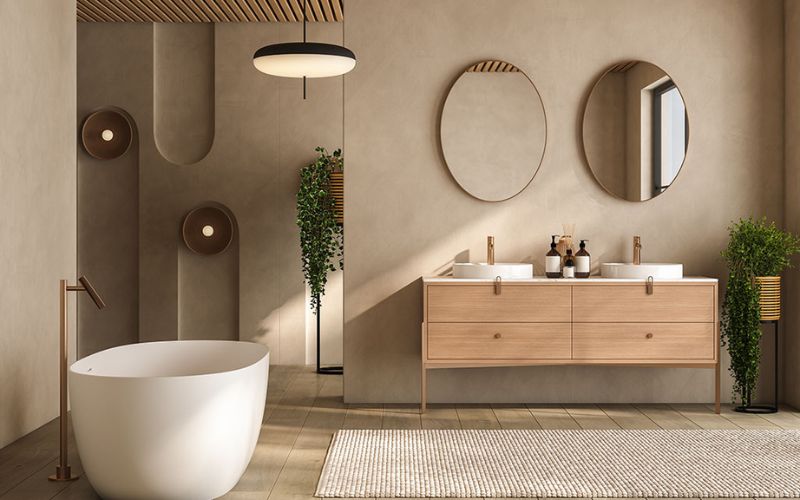 Chọn mẫu bồn tắm thích hợp cho phòng tắm 10m2