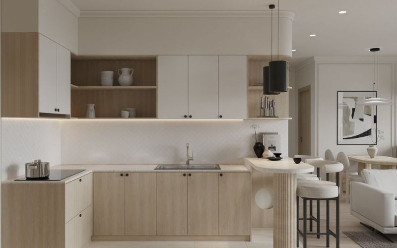 Đặt bếp hướng Tây Nam cho nhà hướng Tây