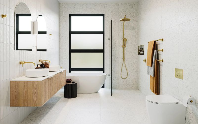 Thiết kế nhà vệ sinh kiểu Nhật thường chú ý đến ánh sáng và hương thơm