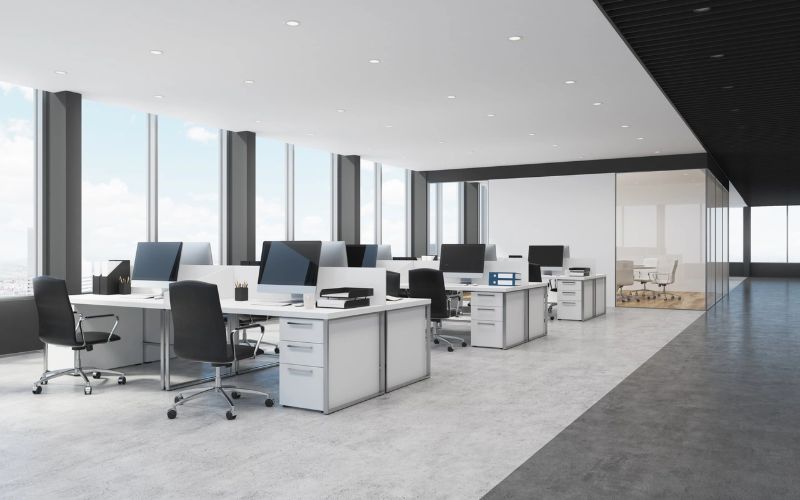 Tùy theo mục đích không gian sẽ chọn loại trần văn phòng phù hợp 