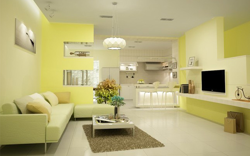Tuổi Mậu Dần sơn nhà nên sử dụng các tone màu vàng giúp đem lại may mắn