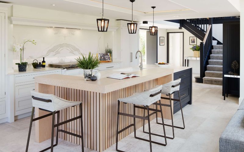 Xác định kích cỡ và kiểu dáng bếp dưới cầu thang Xác định kích cỡ và kiểu dáng bếp dưới cầu thang