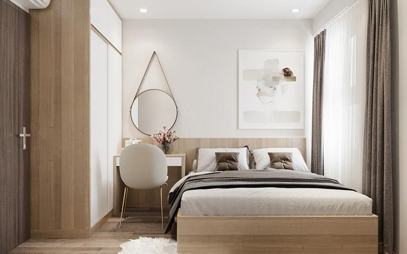 Cải tạo phòng khách thành phòng ngủ hoàn toàn nếu có kinh phí dư dả