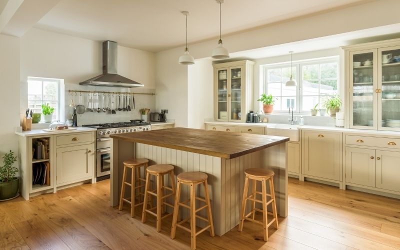 Sử dụng chất liệu bàn đảo bếp chất lượng