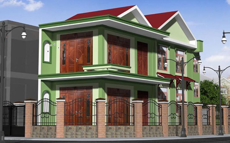 Ý nghĩa của việc sơn nhà màu xanh lá cây
