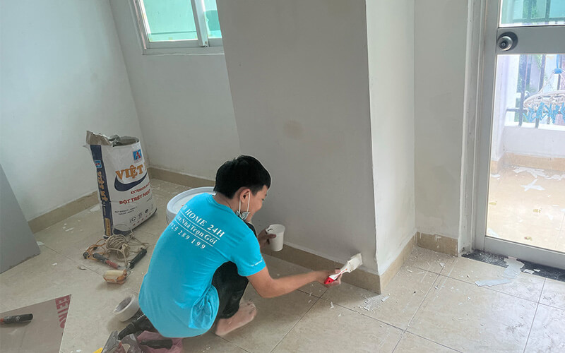 Cách tính tiền công sơn nhà 100m2