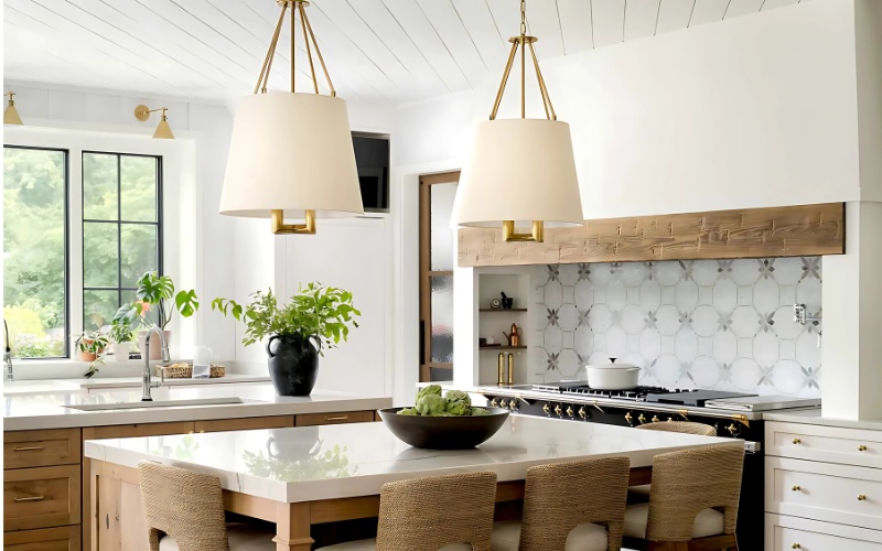 Thiết kế phòng bếp phong cách Vintage nhẹ nhàng lãng mạn