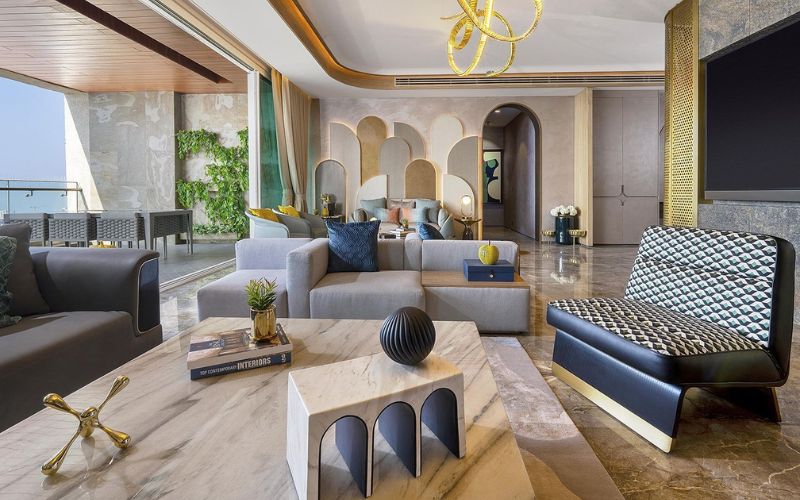 Thiết kế Metallic đầy tinh xảo cho biệt thự view biển