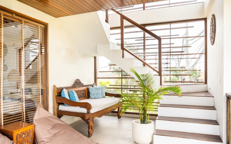 Không gian tràn ngập ánh sáng cho nhà cấp 4 phong cách nhiệt đới