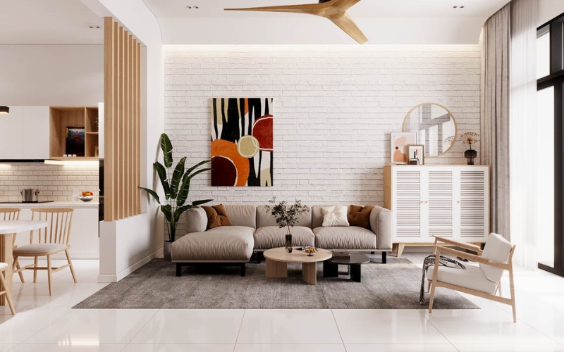 Nội thất nhà phố thể hiện gu thẩm mỹ và phong cách sống của gia chủ