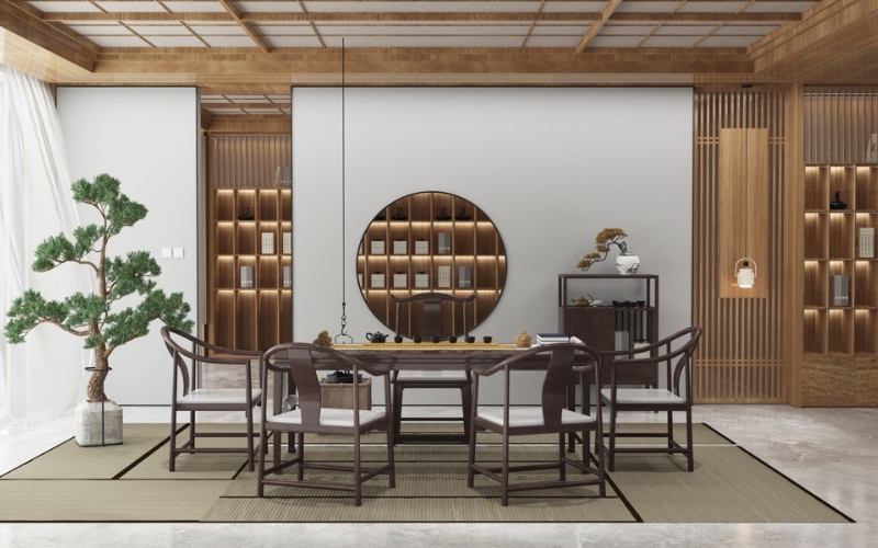 Sự đối lập hoàn hảo giữa ánh sáng và bóng tối giữa thô mộc và mềm mại tạo nên nét đẹp tinh tế