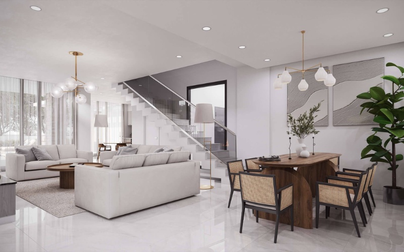 Phong cách hiện đại đề cao tính tiện dụng của nội thất