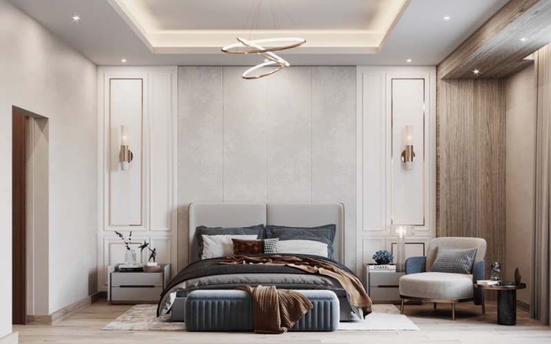 Thiết kế Tân cổ điển đề cao vẻ đẹp cân đối của không gian nội thất