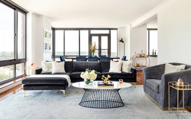 Những bộ sofa nhung mềm mại mang đến trải nghiệm khác biệt cho gia chủ