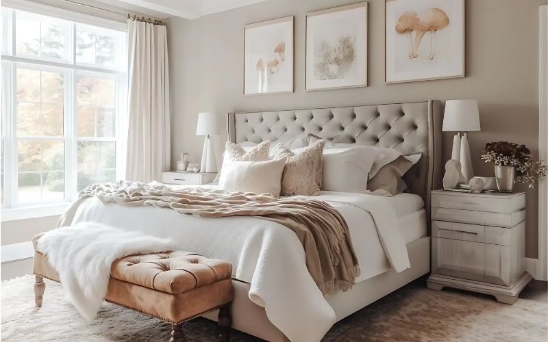 Không gian Scandinavian thường sở hữu khung cửa sổ lớn