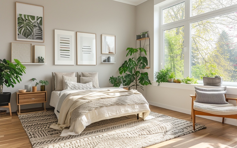 Thiết kế Scandinavian chủ yếu sử dụng nội thất gỗ