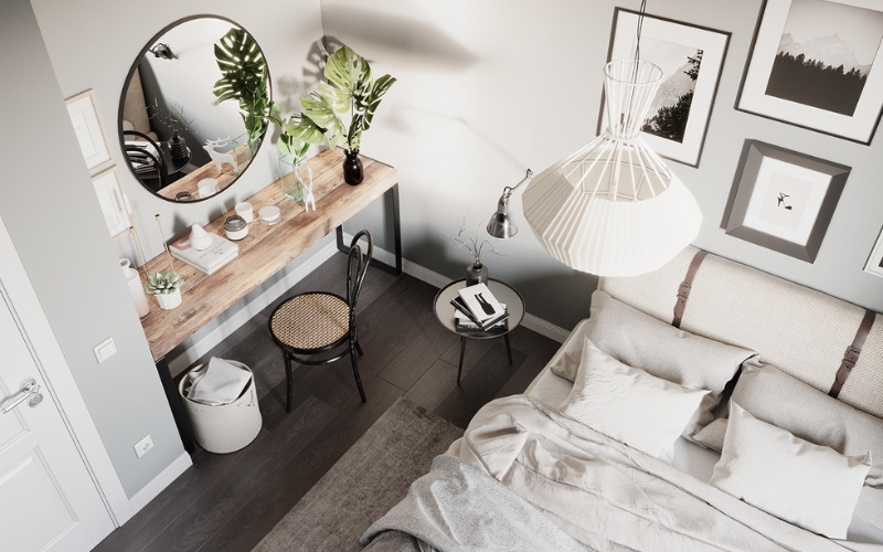 Thiết kế phòng ngủ đẹp đơn giản cho không gian 10m2