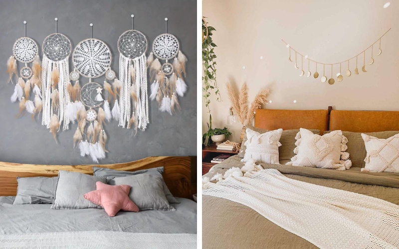 Decor phòng ngủ bằng đồ handmade là xu hướng được nhiều bạn trẻ ưa chuộng