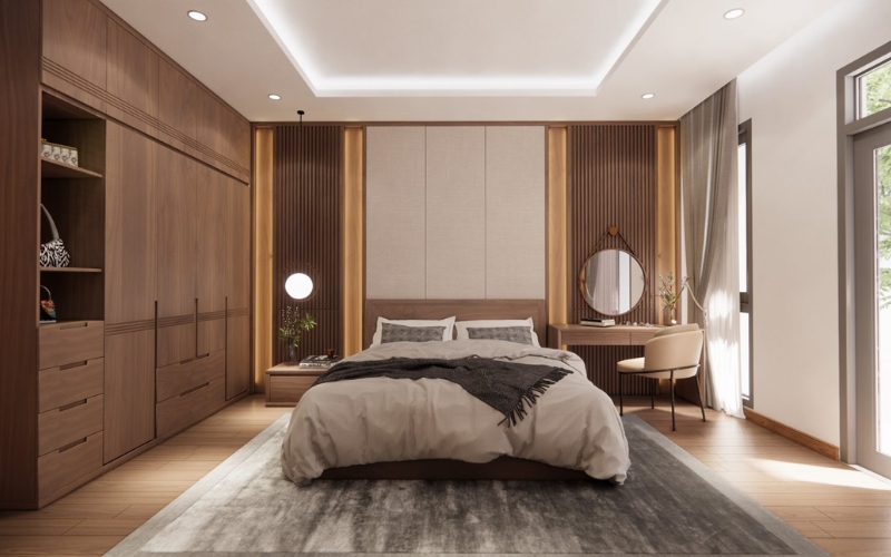 Thiết kế phòng ngủ chung cư tiện nghi và phong cách theo xu thế hiện nay