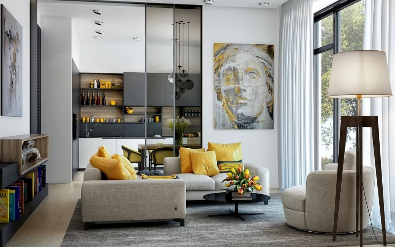 Thiết kế nội thất chung cư Luxury đầy nghệ thuật