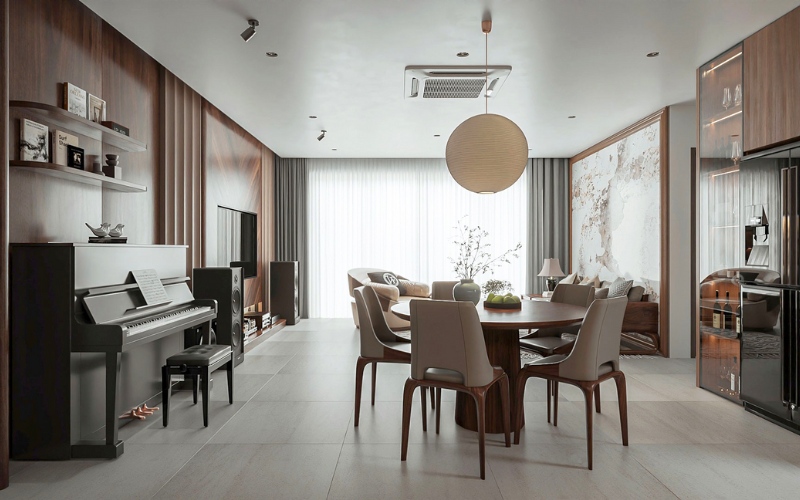 Không gian 65m2 được bố trí hoàn hảo cho gia đình 4 người