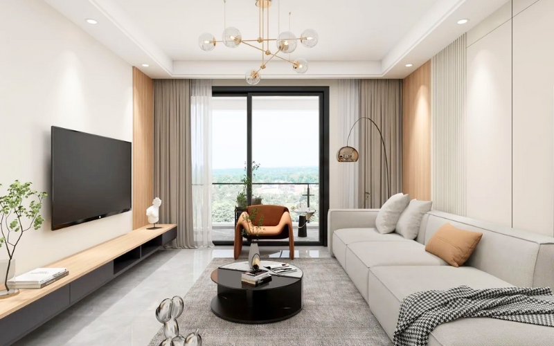 Thiết kế đơn giản tinh tế thể hiện gu thẩm mỹ hoàn hảo của gia chủ