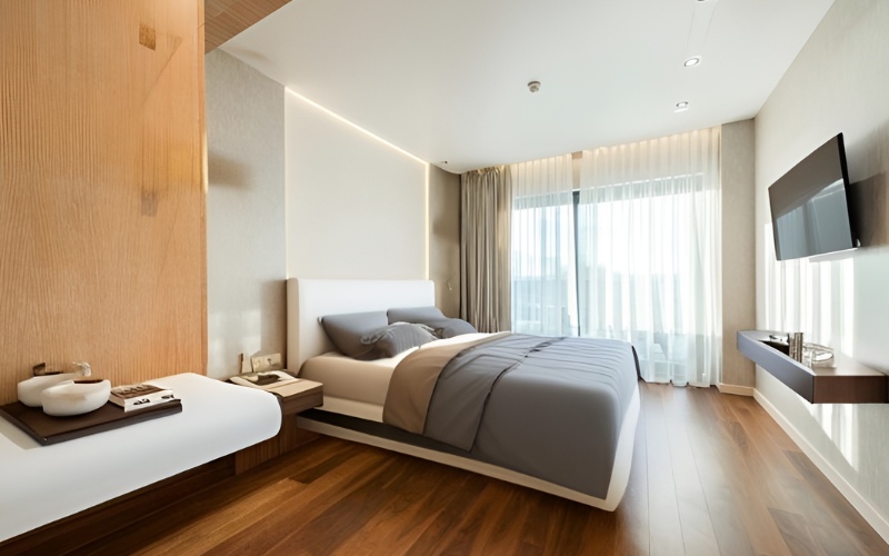 Không gian yêu cầu sự tiện nghi cơ bản với các vật dụng cần thiết