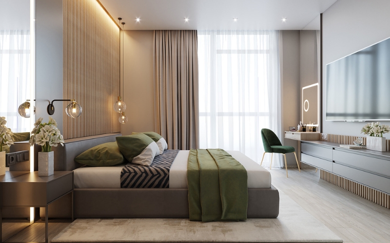 Sàn gỗ ấm áp – dễ chịu hướng đến sự thoải mái và thư giãn