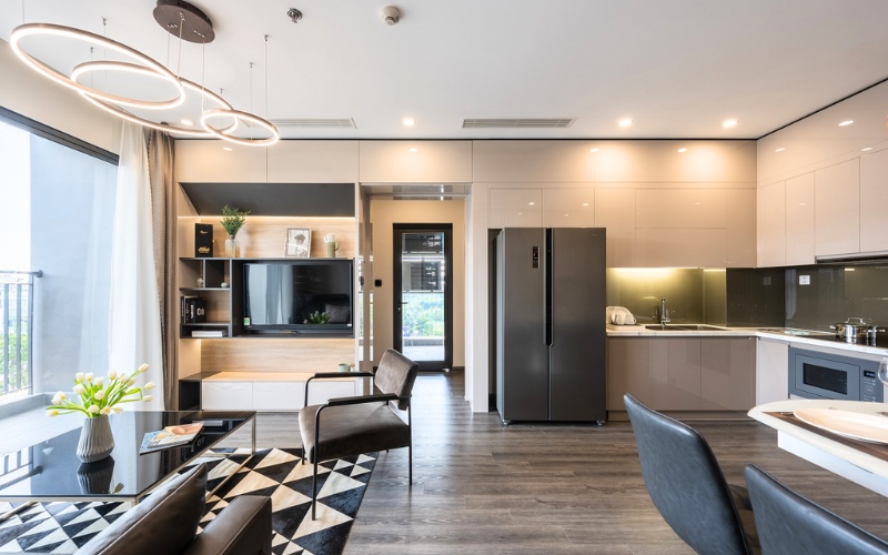 Thiết kế căn hộ 3 phòng ngủ đơn giản nhưng sang trọng