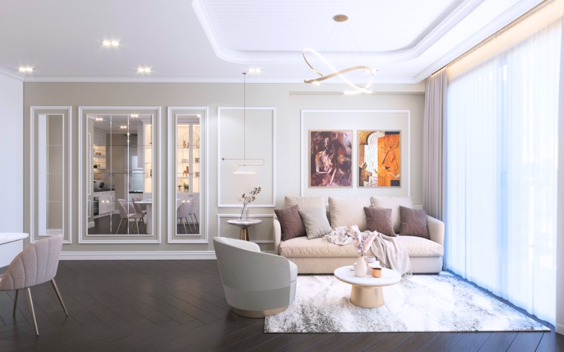 Phong cách tân cổ điển mang đến vẻ sang trọng và tinh tế