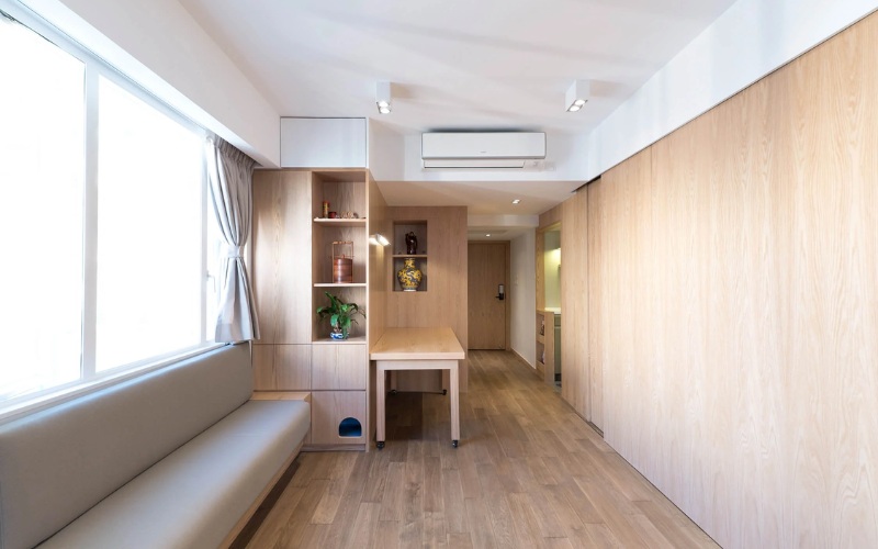 Hạn chế đồ nội thất không cần thiết sẽ giúp không gian thoáng hơn