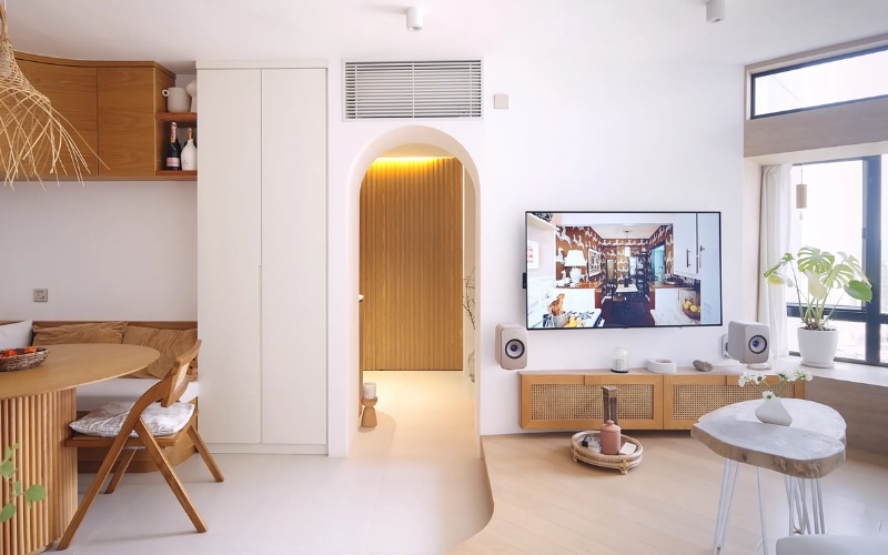 Căn hộ 40m2 với 1 phòng ngủ phù hợp cho người độc thân