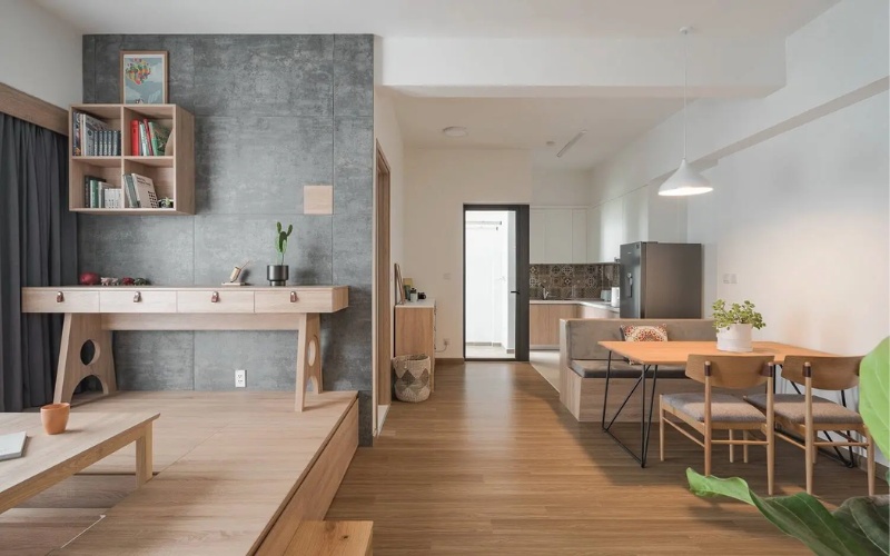 Chất liệu gỗ đơn giản có độ bền cao dùng cho nội thất và sàn 