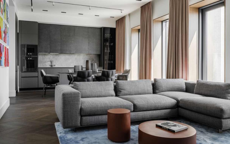 Thiết kế nội thất căn hộ chung cư 45m2 phong cách hiện đại rất được ưa chuộng