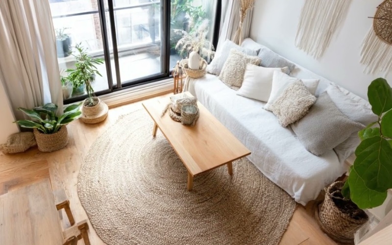 Khoảng trống hợp lý giúp căn hộ thoáng đãng và dễ di chuyển