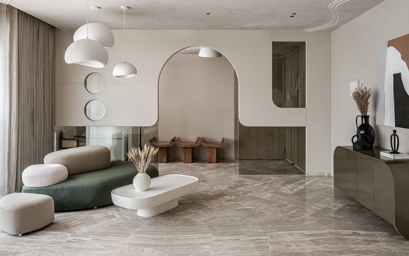 Căn hộ phong cách Wabi Sabi lấy cảm hứng từ vẻ đẹp mộc mạc
