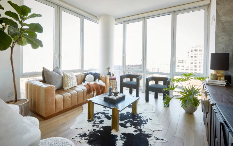 Căn hộ Bắc Âu diện tích 60m2 mang lại vẻ đẹp thoáng đãng và yên bình
