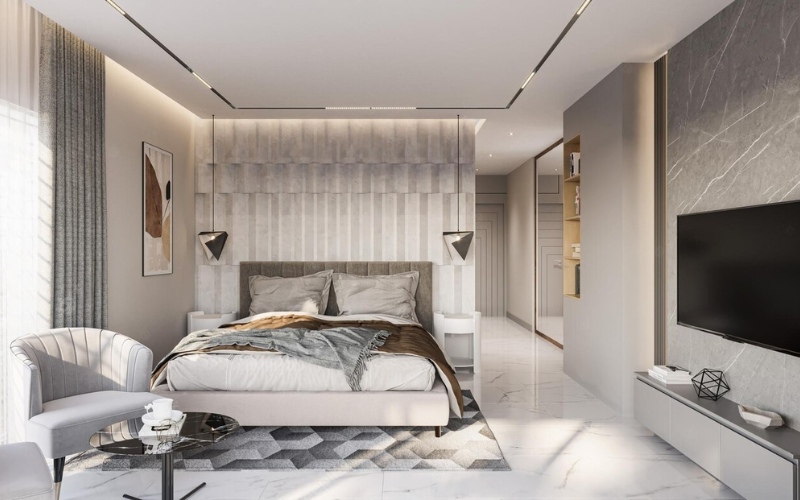 Phong cách hiện đại sang trọng cho căn hộ 60m2 cũng rất được ưa chuộng hiện nay