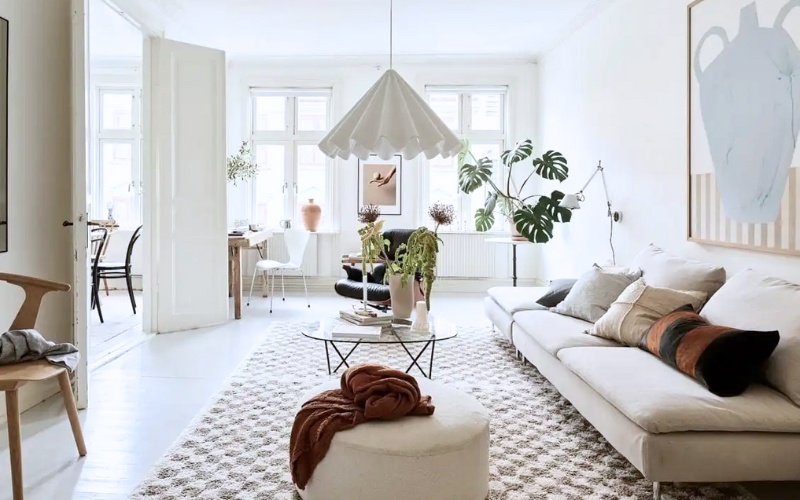 Scandinavian là lựa chọn lý tưởng cho căn hộ 70m2 nhờ mang lại sự thoáng mát