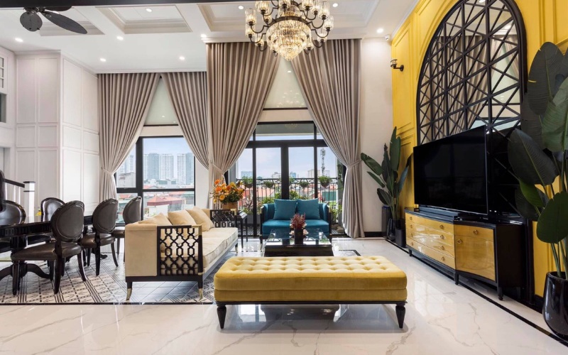 Penthouse Indochine mang lại một trải nghiệm sống sang trọng và gần gũi