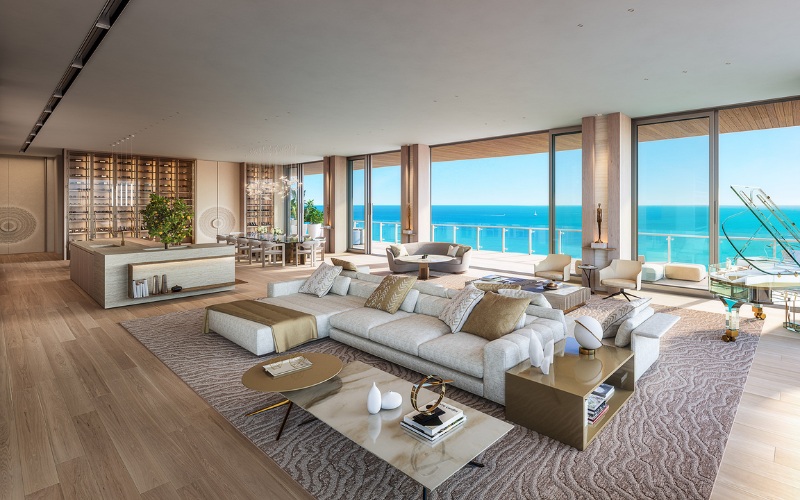 Mẫu thiết kế penthouse view biển sang trọng đầy tinh tế