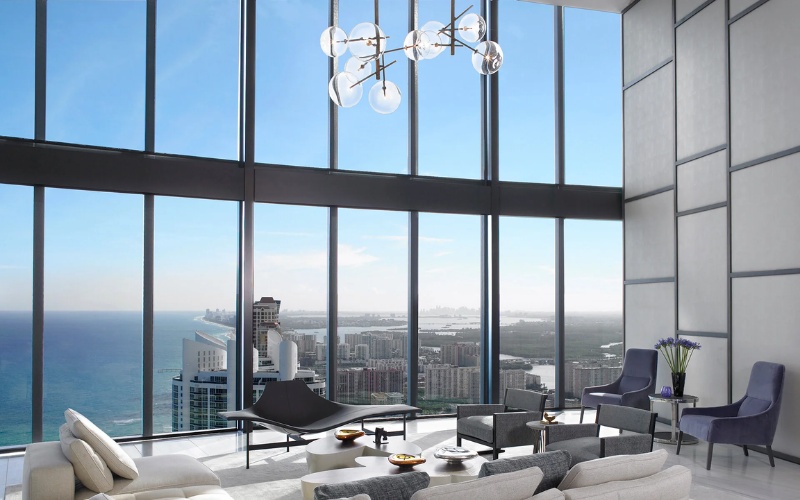 Căn hộ penthouse sở hữu vị trí vô cùng đắc địa tại đô thị