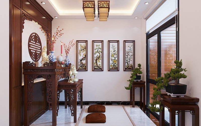 Vệ sinh bàn thờ định kỳ để đảm bảo độ bền và tính trang nghiêm