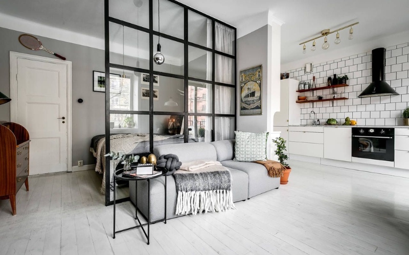 Phong cách Scandinavia giúp căn hộ nhỏ gọn gàng vừa giữ được sự thoải mái trong sinh hoạt