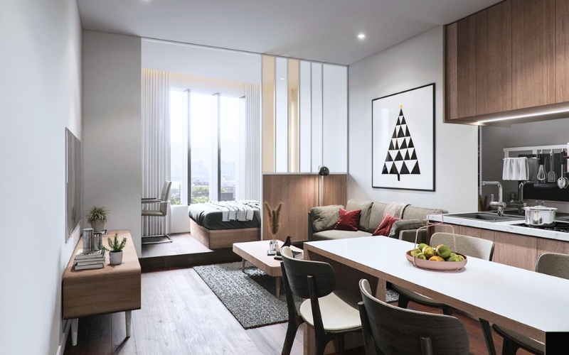 Căn hộ diện tích 20m2 cần được tận dụng triệt để từng centimet