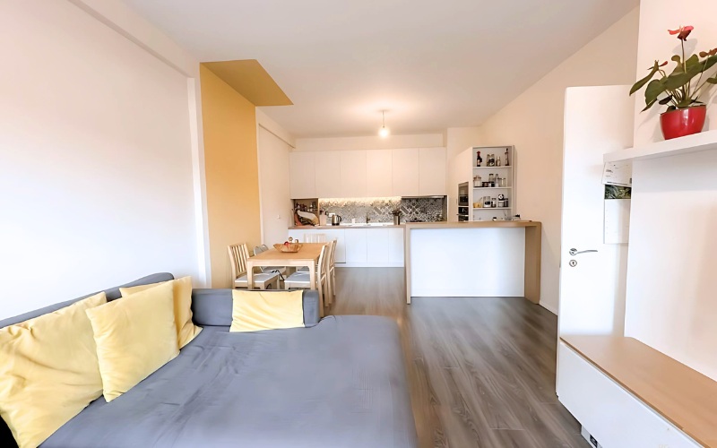 Phân chia không gian hợp lý giúp tối ưu công năng cho căn hộ studio 25m2