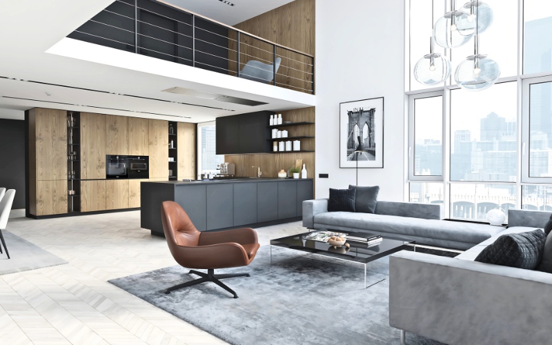 Đây là lựa chọn phổ biến nhất cho căn hộ 150m² nhờ mang lại sự tiện nghi và tinh tế