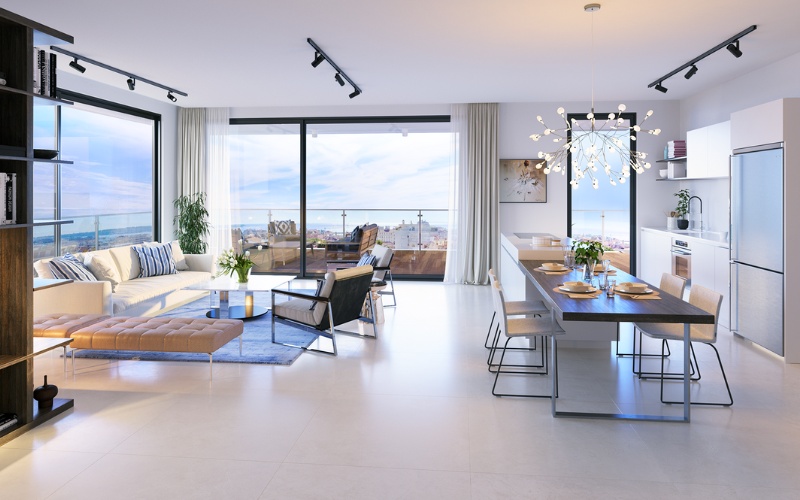 Gia chủ cần tính toán kỹ lưỡng bố cục không gian khi thiết kế nội thất căn hộ